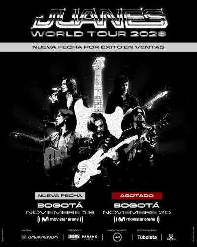 Cartel oficial de Juanes
