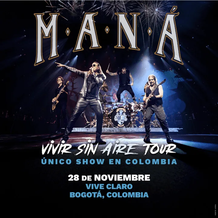 Cartel oficial de Maná