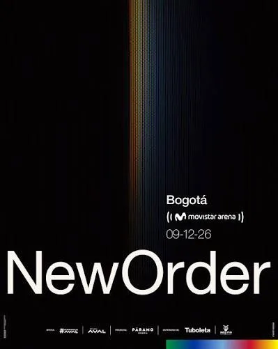 Cartel oficial de New Order