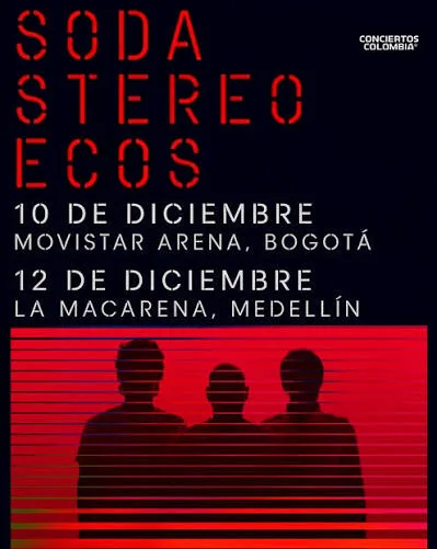 Cartel oficial de Soda Stereo